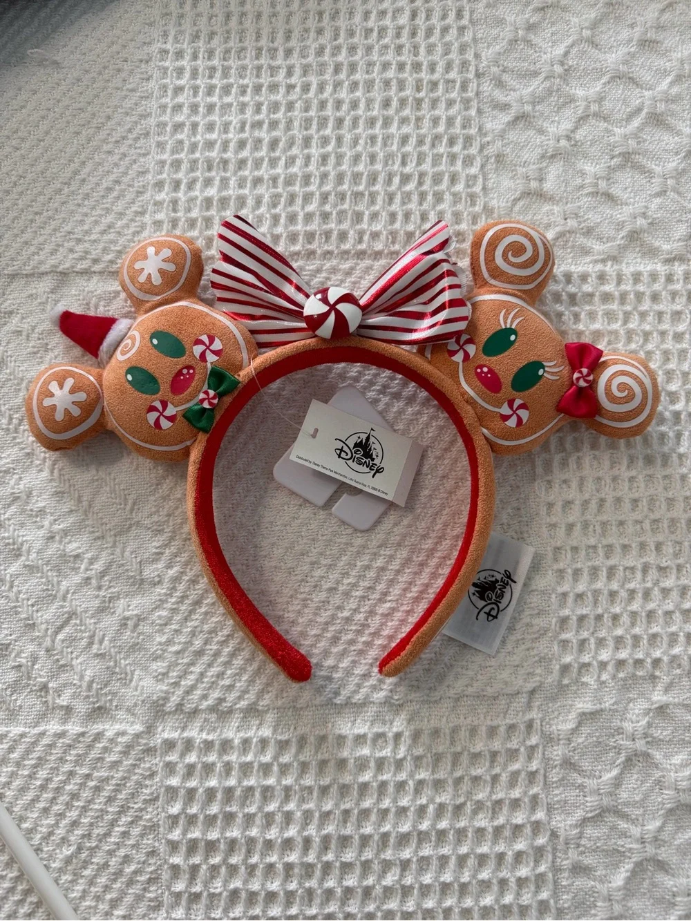 NWT Disney Gingerbread Mouse Ear Headband